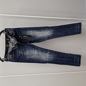 Womens - Buckle-Remix by Rock Revival - Mid Rise Skinny Jeans